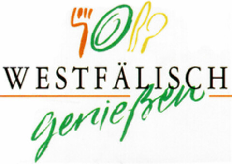 WESTFÄLISCH genießen Logo (DPMA, 22.11.1995)