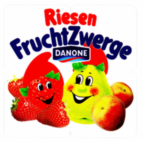 Riesen FruchtZwerge DANONE Logo (DPMA, 28.09.1996)
