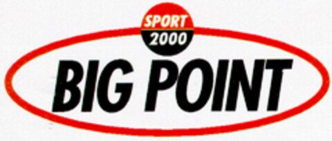 SPORT 2000 BIG POINT Logo (DPMA, 11.10.1996)