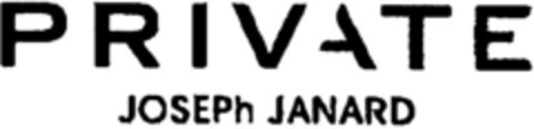 PRIVATE JOSEPh JANARD Logo (DPMA, 07/29/1997)