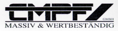 CMPF/GMBH MASSIV & WERTBESTÄNDIG Logo (DPMA, 30.01.1998)