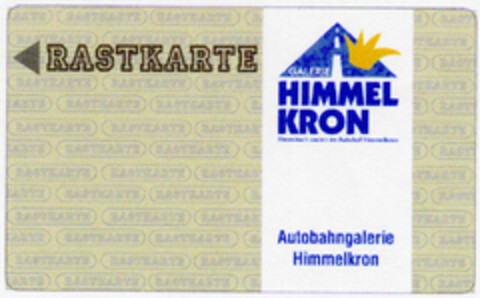 RASTKARTE GALERIE HIMMEL KRON Logo (DPMA, 07.04.1998)