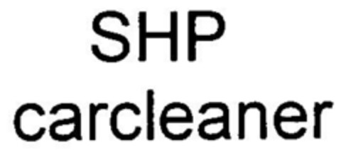 SHP carcleaner Logo (DPMA, 25.11.1999)