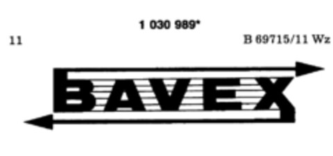 BAVEX Logo (DPMA, 10.02.1982)