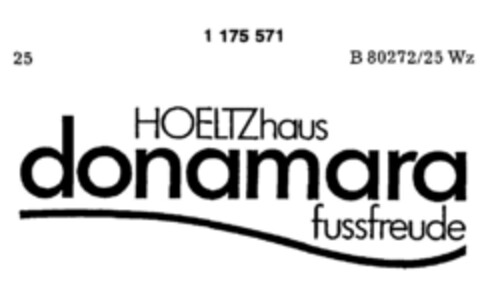 HOELTZhaus donamara Logo (DPMA, 03.10.1986)