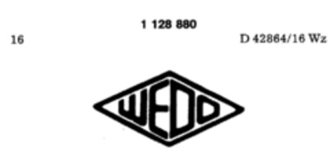 WEDO Logo (DPMA, 18.12.1986)