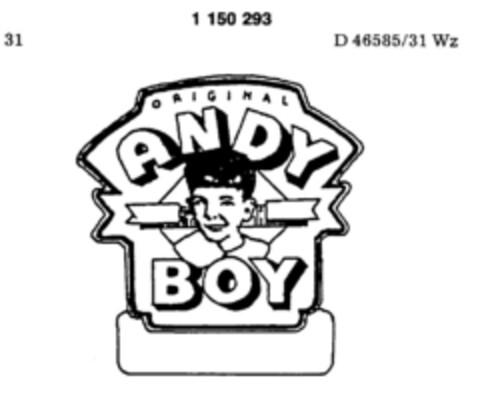 ANDY BOY Logo (DPMA, 26.05.1989)
