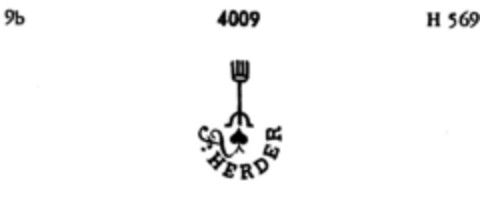 F. HERDER Logo (DPMA, 29.10.1894)