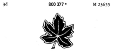 800377 Logo (DPMA, 17.11.1964)