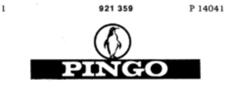 PINGO Logo (DPMA, 11.11.1964)