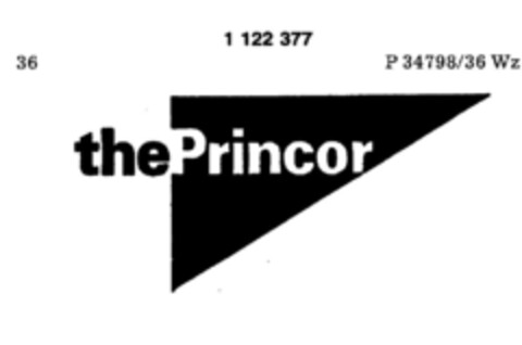 the Princor Logo (DPMA, 29.01.1987)