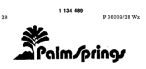 PalmSprings Logo (DPMA, 16.12.1987)