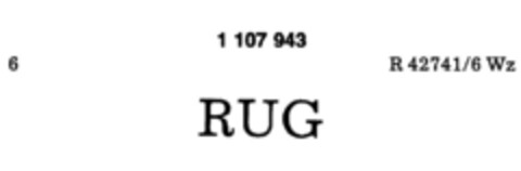 RUG Logo (DPMA, 19.01.1985)