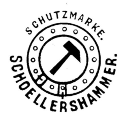 SCHOELLERSHAMMER. SCHUTZMARKE Logo (DPMA, 26.07.1888)