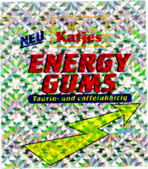 Katjes ENERGY GUMS Taurin- und coffeinhaltig Logo (DPMA, 02/18/2000)