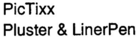 PicTixx Pluster & LinerPen Logo (DPMA, 04/04/2001)