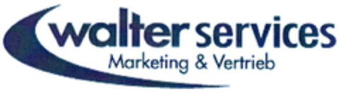walter services Marketing & Vertrieb Logo (DPMA, 26.02.2008)