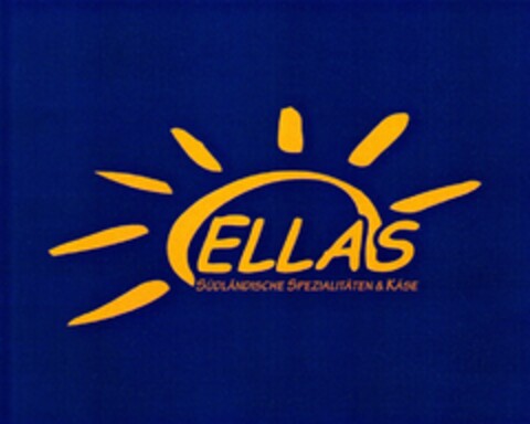 ELLAS SÜDLÄNDISCHE SPEZIALITÄTEN & KÄSE Logo (DPMA, 07/27/2009)