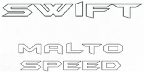 SWIFT MALTO SPEED Logo (DPMA, 07.09.2015)