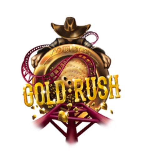 1848 GOLD RUSH Logo (DPMA, 08/19/2016)