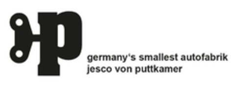 P germany's smallest autofabrik jesco von puttkamer Logo (DPMA, 05/26/2017)