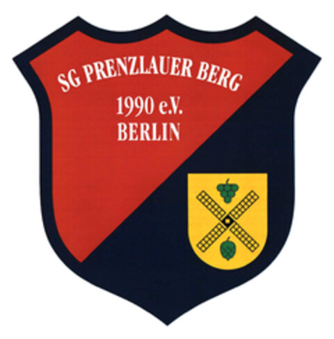 SG PRENZLAUER BERG 1990 e.V. BERLIN Logo (DPMA, 06.10.2020)