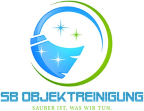 SB OBJEKTREINIGUNG SAUBER IST, WAS WIR TUN. Logo (DPMA, 07.11.2023)