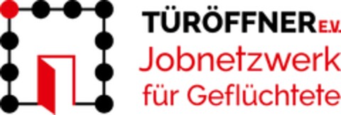 TÜRÖFFNER E.V. Jobnetzwerk für Geflüchtete Logo (DPMA, 23.03.2023)