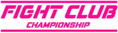 FIGHTCLUB CHAMPIONSHIP Logo (DPMA, 04/30/2024)