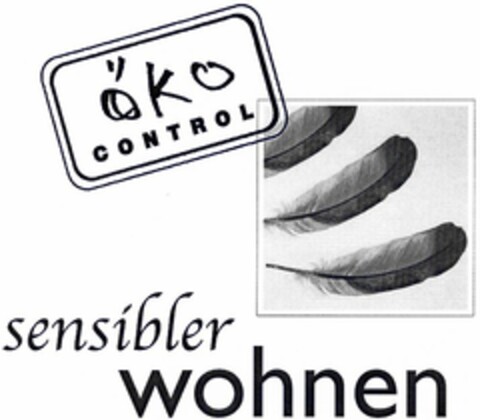 öko CONTROL sensibler wohnen Logo (DPMA, 09.05.2003)