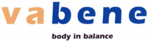 vabene body in balance Logo (DPMA, 08/20/2003)