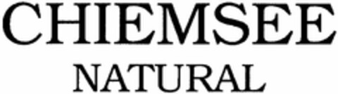 CHIEMSEE NATURAL Logo (DPMA, 08/21/2003)