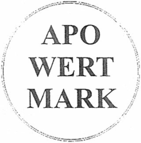 APO WERT MARK Logo (DPMA, 11.05.2004)