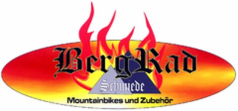 Berg Rad Schmiede Mountainbikes und Zubehör Logo (DPMA, 13.10.2005)