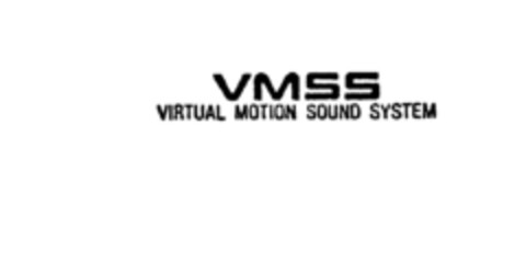 VMSS VIRTUAL MOTION SOUND SYSTEM Logo (DPMA, 01/07/1995)