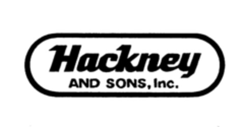 Hackney AND SONS, Inc. Logo (DPMA, 08.06.1995)