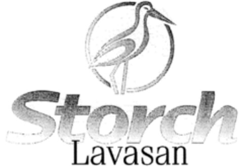 Storch Lavasan Logo (DPMA, 09/16/1995)