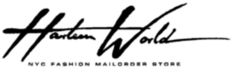 Harlem World NYC FASHION MAILORDER STORE Logo (DPMA, 03.09.1999)