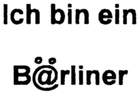 Ich bin ein B@rliner Logo (DPMA, 26.11.1999)