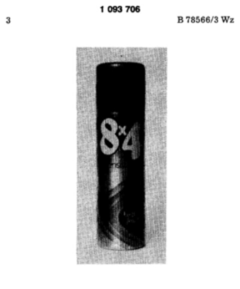 8x4 Intensiv Deo Logo (DPMA, 01/24/1986)