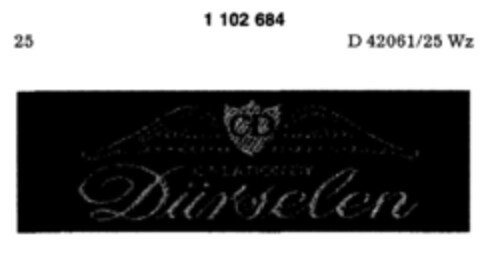 CD CREATION BY Dürselen Logo (DPMA, 18.04.1986)