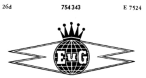 EuG Logo (DPMA, 13.01.1961)