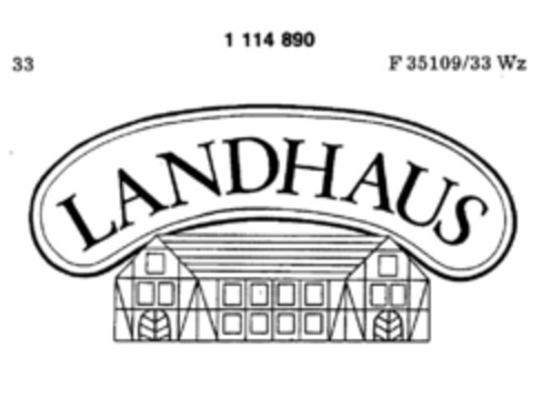 LANDHAUS Logo (DPMA, 03/03/1987)