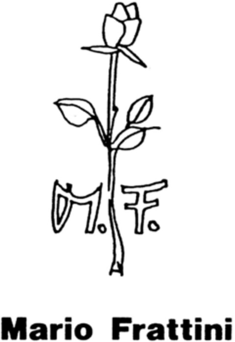 M F Mario Frattini Logo (DPMA, 12.05.1992)