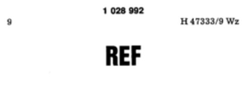 REF Logo (DPMA, 29.03.1980)