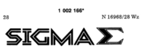 SIGMA Logo (DPMA, 04/10/1980)