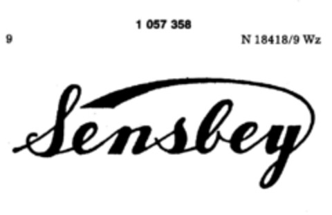 Sensbey Logo (DPMA, 04.12.1982)