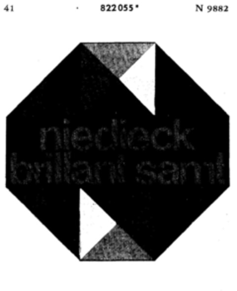 niedieck brillant samt Logo (DPMA, 04/20/1966)