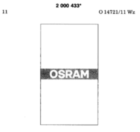 OSRAM Logo (DPMA, 11.01.1991)