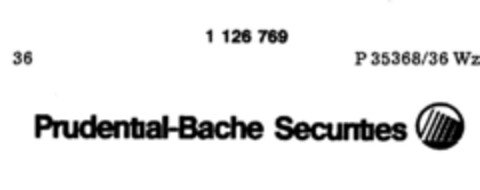 Prudential-Bache Securities Logo (DPMA, 09.07.1987)